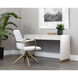 Ilona 55 X 22 inch Oyster Shagreen Desk